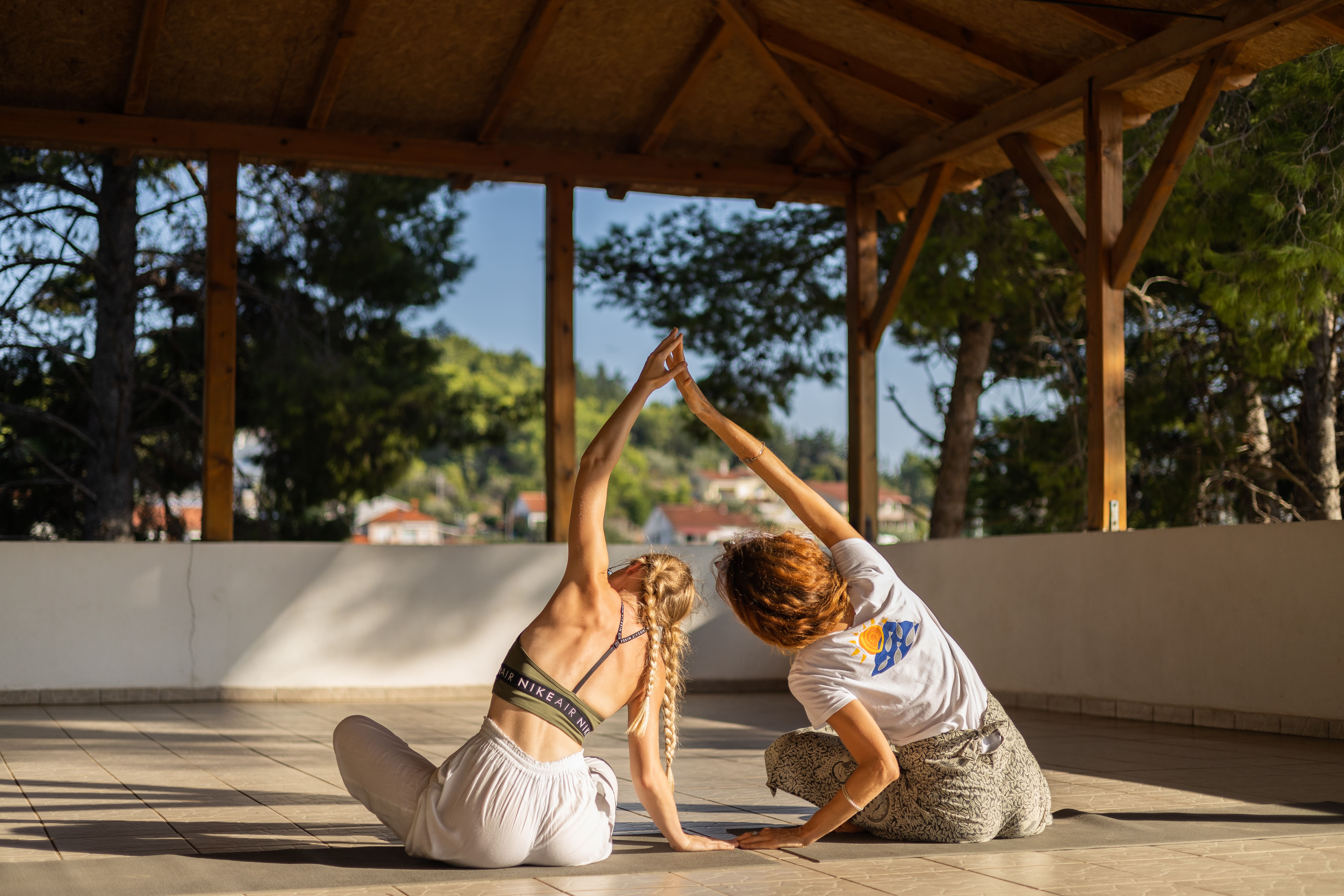 Mikela i Mare joga terasa (2)